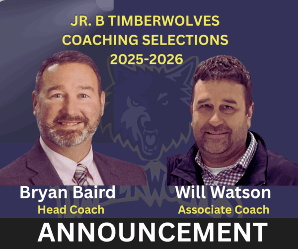 Renfrew Timberwolves Jr. B Announce 2025–26 Coaching Staff